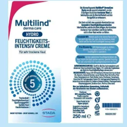 Sale Multilind Dermacare Hydro Feuchtigkeits-Intensiv Creme, 250 ml