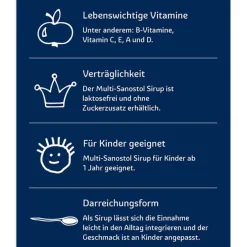 Sanostol multi-® Sirup ohne Zuckerzusatz, 260 g