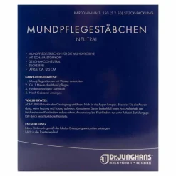 New Mundpflegestäbchen Schaumstoff neutral, 250 St Mundpflege