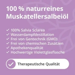 New Casida Muskatellersalbei Öl naturrein ätherisch, 10 ml