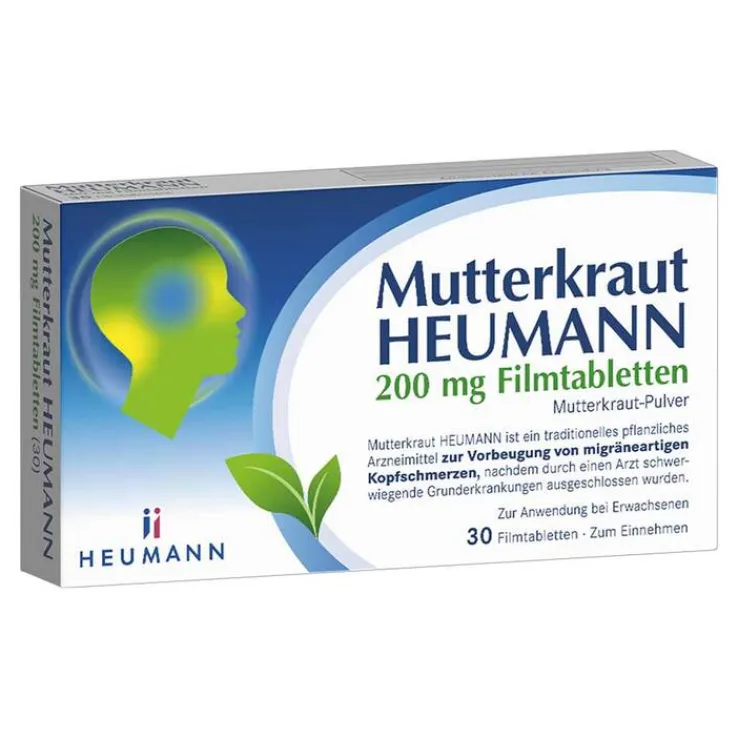 Mutterkraut Heumann 200 mg Filmtabletten, 30 St