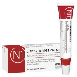 N1 Lippenherpes Creme, Packungsgröße 4 g, 2 g Lippenherpes