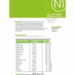 N1 Multivitamine + Mineralstoffe Tabletten, 365 St