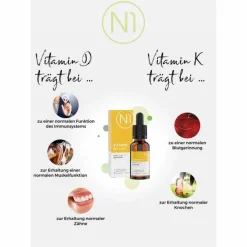 N1 Vitamin D3 + K2 Tropfen, 20 ml