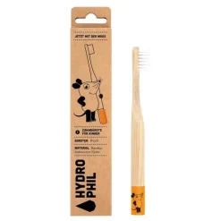 Best Hydrophil Nachhaltige Maus Kidszahnbürste Bambus orange soft, 1 St