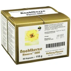 New Nachtkerze Bioxera 1000 Kapseln, 160 St Nachtkerzenöl