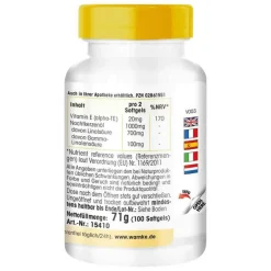 Best Nachtkerzenöl 500 mg Kapseln, 100 St Nachtkerzenöl