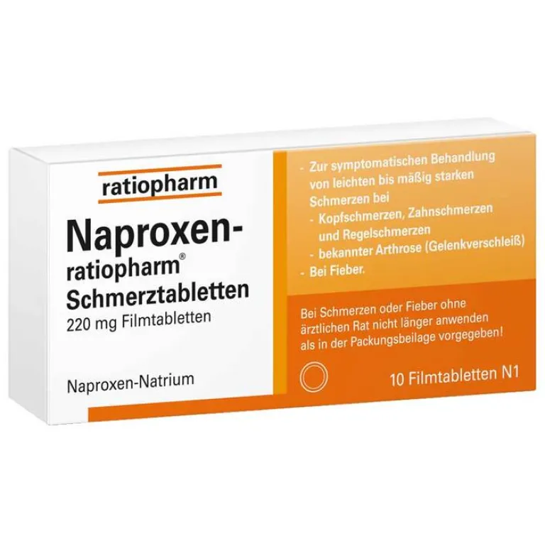 Sale Ratiopharm Naproxen Schmerztabletten Filmtabletten, 10 St