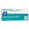 New Naratriptan bei Migräne 2,5 mg Filmtabletten, 2 St Migräne Tabletten