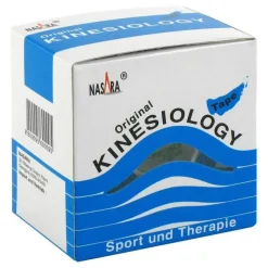 New Kinesio Tape 5 cm x 5 m blau inkl.Spenderbox, 1 St Kinesio Tape
