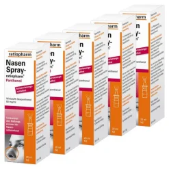 Best Ratiopharm Nasenspray Panthenol, 5x20 ml