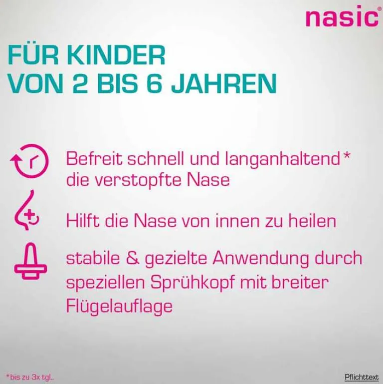 Discount Nasic für Kinder Nasenspray, 2x10 ml