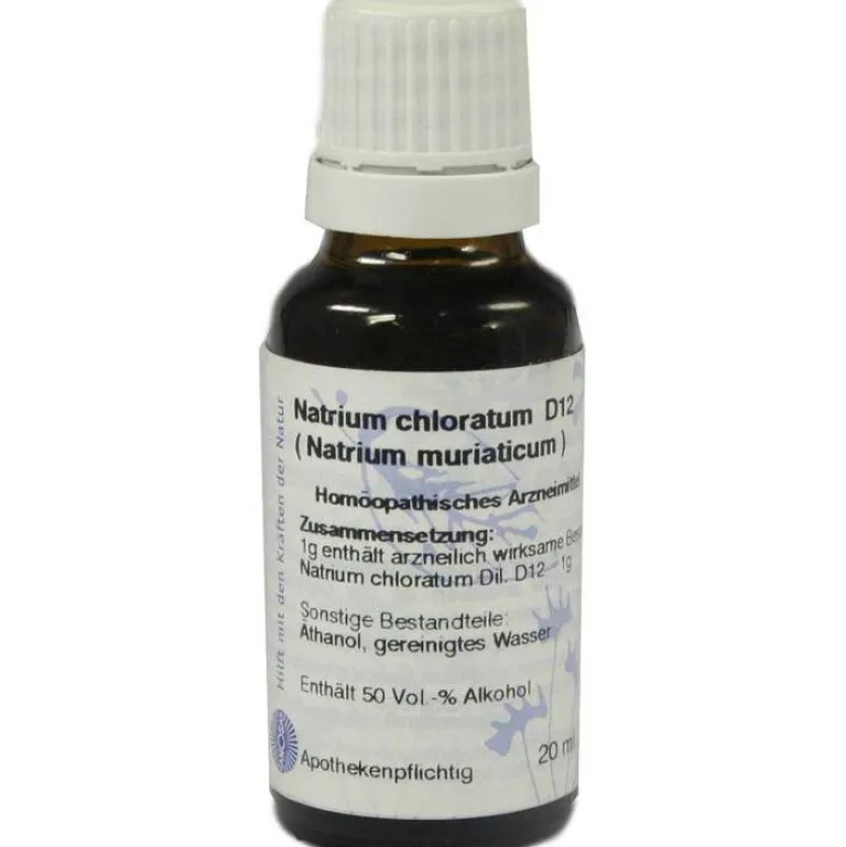 New Natrium muriaticum D 12 Dilution, 20 ml N