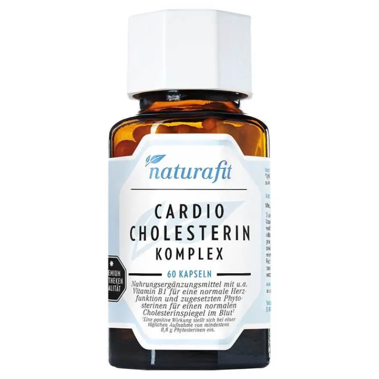 Naturafit Cardio Cholesterin Komplex Kapseln, 60 St