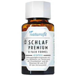 Naturafit Schlaf Premium 8-fach Formel Kapseln, 60 St