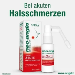 neo-angin Benzydamin Spray gegen akute Halsschmerzen, 30 ml