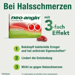 Online Neo Angin neo-angin Halstabletten Kirsche zuckerfrei, 24 St