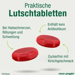 Online Neo Angin neo-angin Halstabletten Kirsche zuckerfrei, 24 St