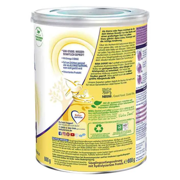 Hot Nestle Beba Expert HA 1 Pulver, 800 g