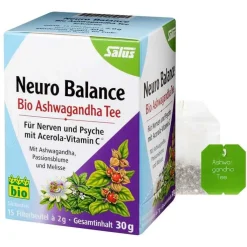 Neuro Balance Bio Ashwagandha Tee Salus Filterbeutel , 15 St