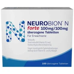 Online N forte überzogene Tabletten, 100 St Vitamin B6 (Pyridoxin)|Vitamin B1 (Thiamin)
