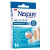 Nexcare Aqua Clear waterproof assortiert 3 Größen, 14 St