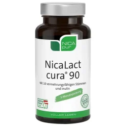 Clearance NicaLact cura 90 Kapseln, 90 St Bakterienkulturen