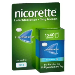 Online freshmint 2 mg Lutschtabletten gepresst, 40 St Nikotin Lutschtabletten