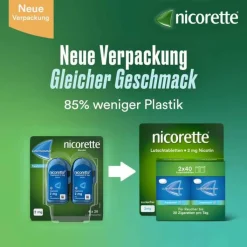 Nicorette freshmint 2 mg Lutschtabletten gepresst, 160 St