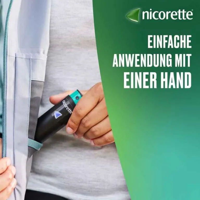 Clearance Nicorette Mint Spray mit 1 mg Nikotin pro Sprühstoß, 2 St