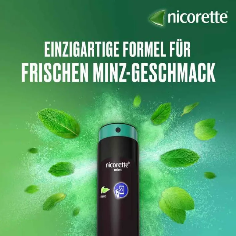 Clearance Nicorette Mint Spray mit 1 mg Nikotin pro Sprühstoß, 2 St