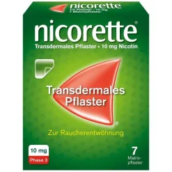 Outlet Nicorette Nikotinpflaster, 10 mg Nikotin, 7 St