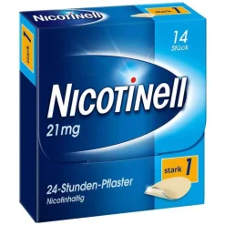 NICOTINELL 21 mg / 24-Stunden-Nikotinpflaster, Pflasterstärke Stark (1), 14 St