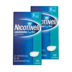 New Nicotinell Lutschtabletten 1 mg Mint, 2X96 St