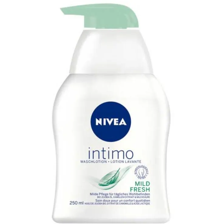 NIVEA Intimo Waschlotion mit Pumpe, 250 ml