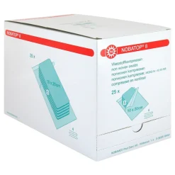 Outlet Nobatop 8 Kompressen 10x20cm, 25X5 St
