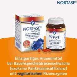 New Nortase Kapseln vegetarische Verdauungsenzyme, 50 St