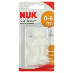 Discount Nuk First Choice + Trinksauger Silikon Größe 1 M, 2 St