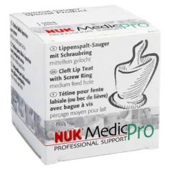 Best Nuk Lippenspaltsauger Weithals / Schraubflasche mittelf., 1 St