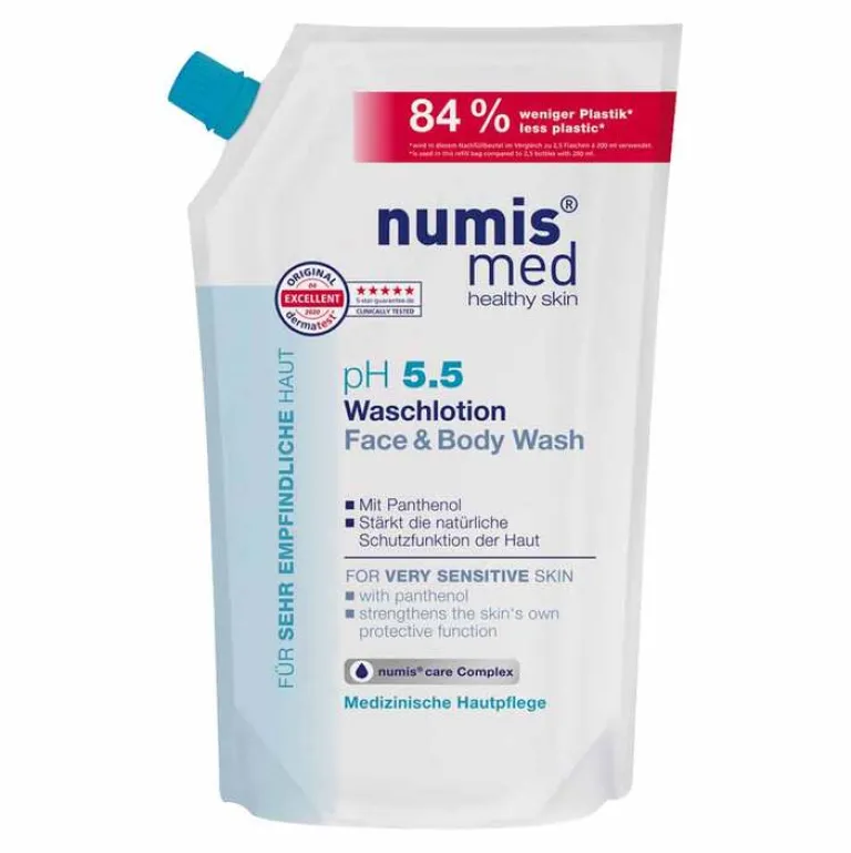 Hot Numis med pH 5,5 Waschlotion Nachfüllbeutel, 500 ml