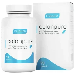 colonpure mit Flohsamenschalen & Inulin Kapseln , 90 St Verdauung