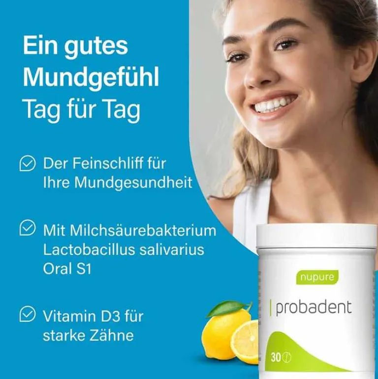 Online probadent lemon Mundflora Lutschtabletten, 30 St Bakterienkulturen