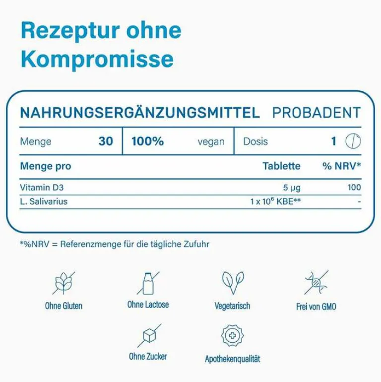 Online probadent lemon Mundflora Lutschtabletten, 30 St Bakterienkulturen