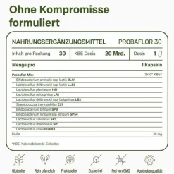 Clearance Nupure probaflor Mikrobiotika magensaftresistent Kapseln, 30 St