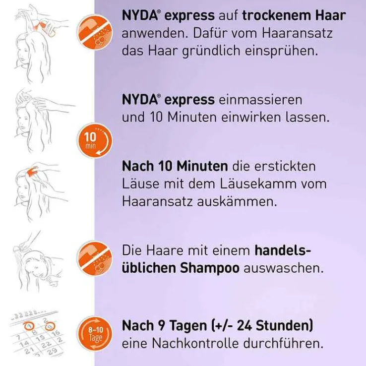 Nyda express Pumplösung, 2X50 ml