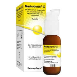 Hot -S Suspension mit Dosierpumpe, 24 ml Mundsoor-Medikamente