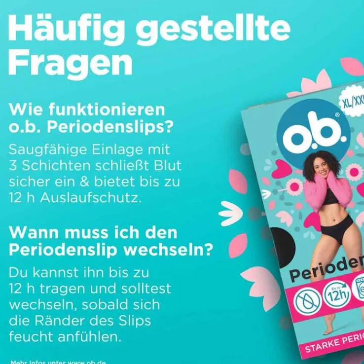 O.B. Periodenslip XL / XXL, 3 St