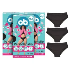 New O.B. Periodenslip XS / S, 3 St