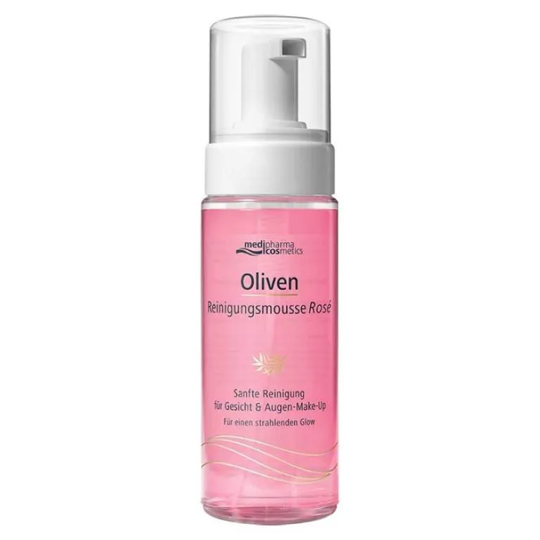 Sale Medipharma Cosmetics Oliven Reinigungsmousse Rose, 150 ml