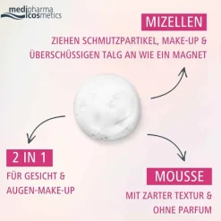 Sale Medipharma Cosmetics Oliven Reinigungsmousse Rose, 150 ml